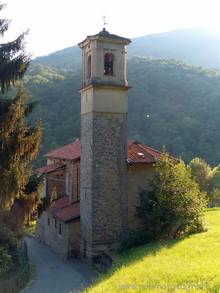 Passobreve fraction of Sagliano Micca (Biella, Italy) - Oratory of the Saints Defendente and Lorenzo seen from behind